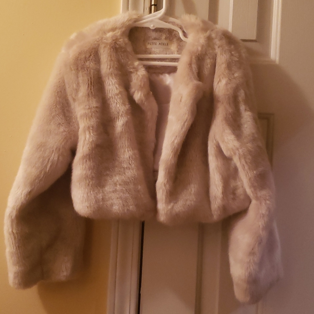 Faux fur coat